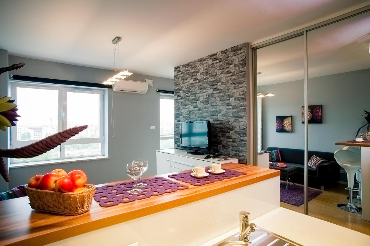 ורשה Platinum Towers Luxury Apartments מראה חיצוני תמונה