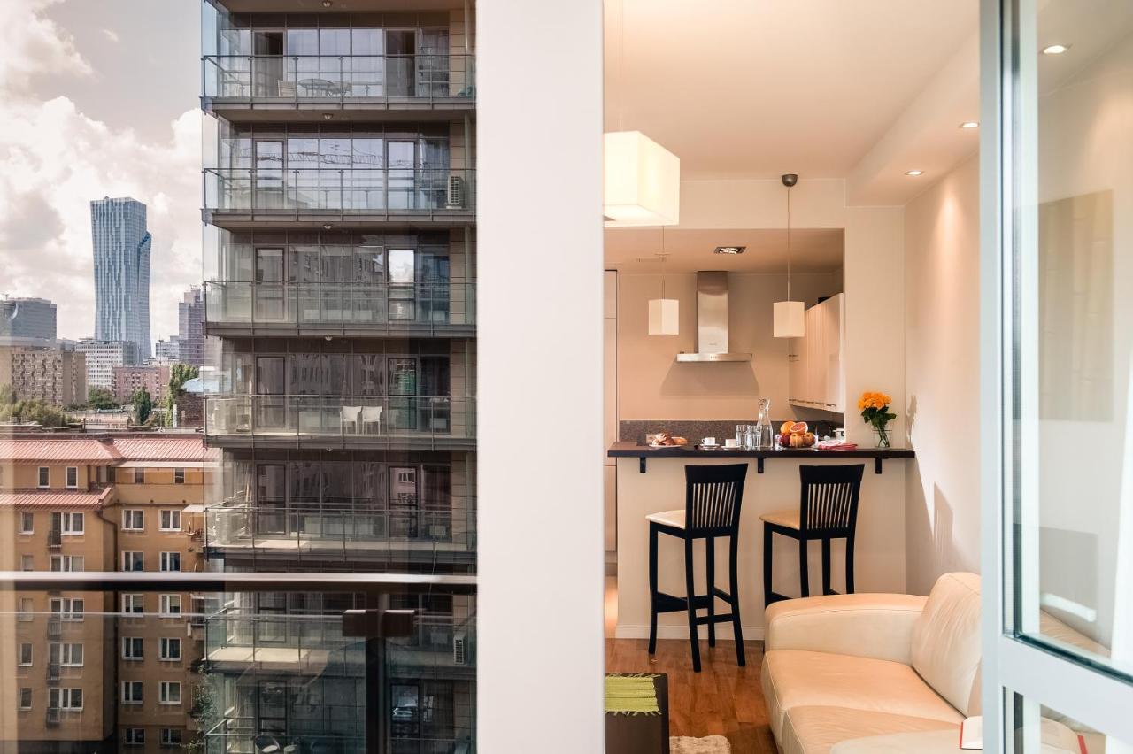 ורשה Platinum Towers Luxury Apartments מראה חיצוני תמונה